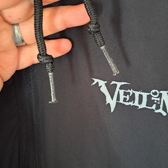 Veil of Maya (Blue Ridge Rock Fest act 2023) Black Windbreaker Jacket sz 2XL - Picture 6 of 16